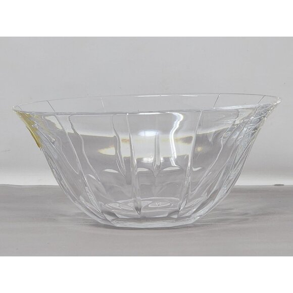 Atlantis Full Lead Crystal Hand-Blown & Cut Round Bowl Made In Portugal - Picture 2 of 10